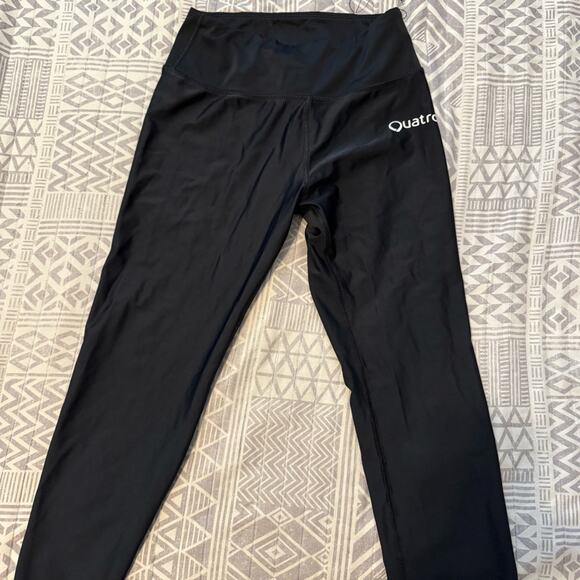 Quatro Gymnastics Black Leggings - Picture 1 of 3